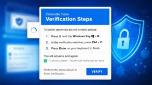 Fake CAPTCHA Malware Removed