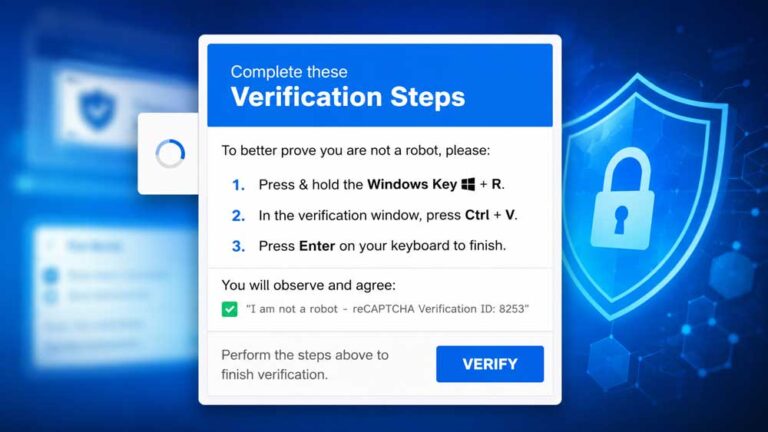 Fake CAPTCHA Malware Removed